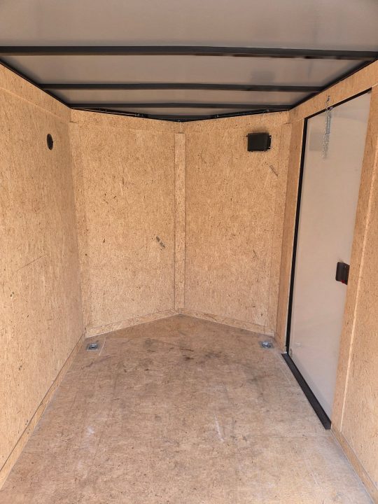 New 2025 Covered Wagon Trailers 6x10 cargo trailer silver frost with black out package Cargo / Enclosed Trailer