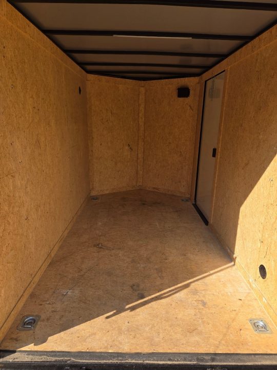New 2025 Covered Wagon Trailers 6x10 cargo trailer silver frost with black out package Cargo / Enclosed Trailer