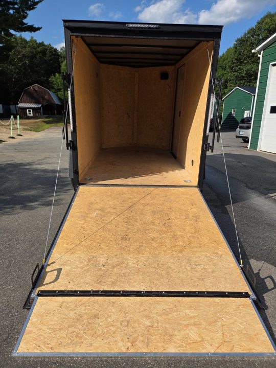 New 2025 Covered Wagon Trailers 6x10 cargo trailer silver frost with black out package Cargo / Enclosed Trailer