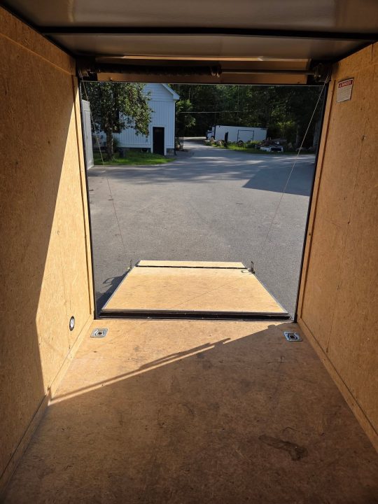 New 2025 Covered Wagon Trailers 6x10 cargo trailer silver frost with black out package Cargo / Enclosed Trailer