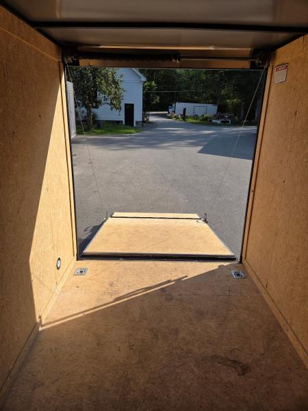New 2025 Covered Wagon Trailers 6x10 cargo trailer silver frost with black out package Cargo / Enclosed Trailer