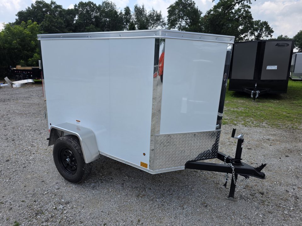 New 2027 Cross Trailers 4X6 Cargo / Enclosed Trailer