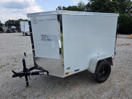 New 2027 Cross Trailers 4X6 Cargo / Enclosed Trailer