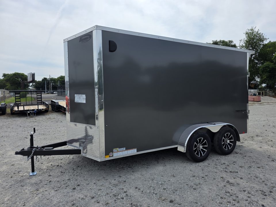 New 2027 Formula Trailers 7X14 SCREWLESS ENCLOSED CARGO ENCLOSED TRAILER 7' INSIDE HEIGHT DRINGS RAMP DOOR 7 X 14 Cargo / Enclosed Trailer