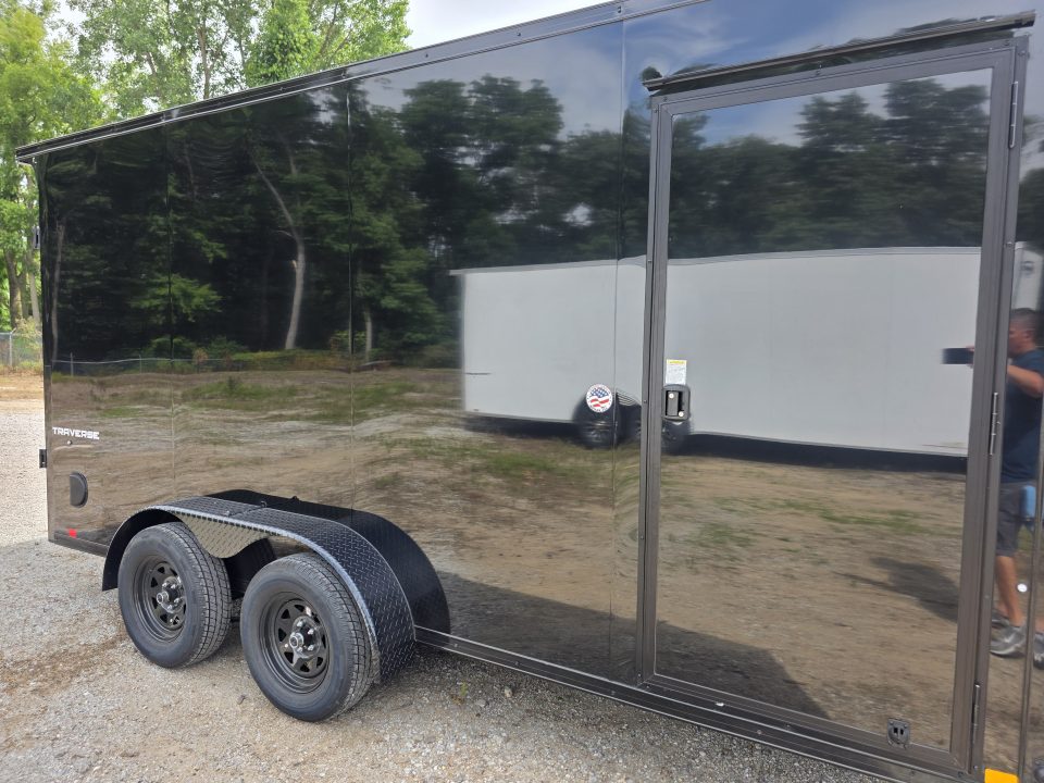 New 2027 Formula Trailers 7x16 7' INSIDE 080 SCREWLESS BLACKOUT SXS UTV GOLFCART 7 X 16 Cargo / Enclosed Trailer