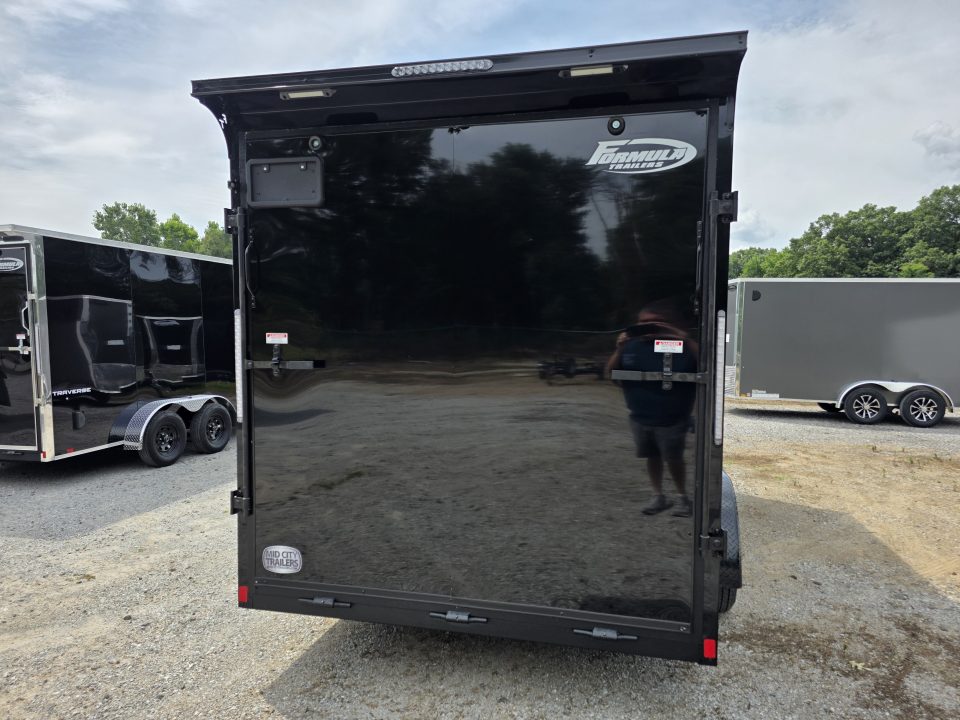 New 2027 Formula Trailers 7x16 7' INSIDE 080 SCREWLESS BLACKOUT SXS UTV GOLFCART 7 X 16 Cargo / Enclosed Trailer