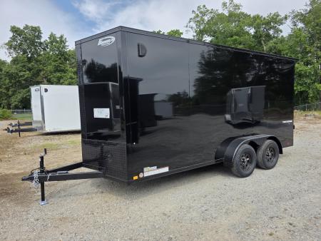 New 2027 Formula Trailers 7x16 7' INSIDE 080 SCREWLESS BLACKOUT SXS UTV GOLFCART 7 X 16 Cargo / Enclosed Trailer