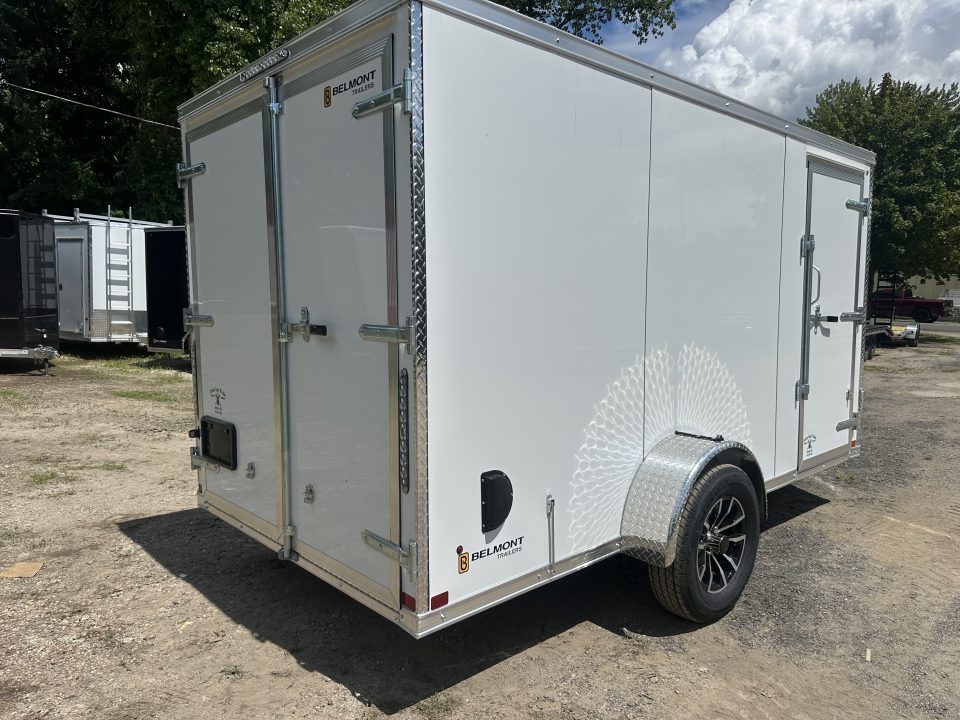 New 2026 Belmont 6x12 Enclosed Barn doors