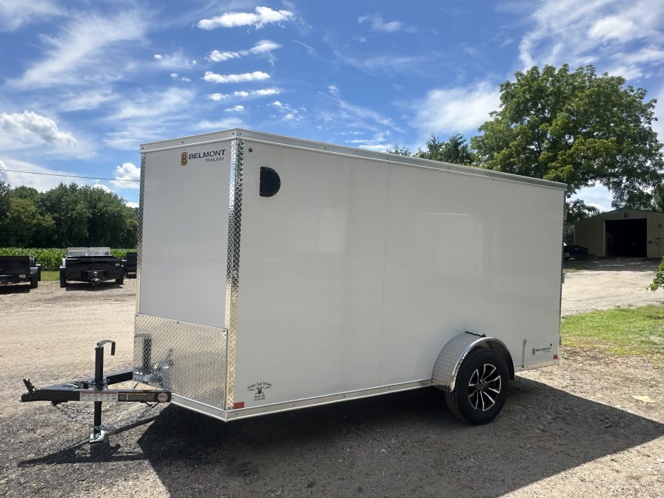 New 2026 Belmont 6x12 Enclosed Barn doors