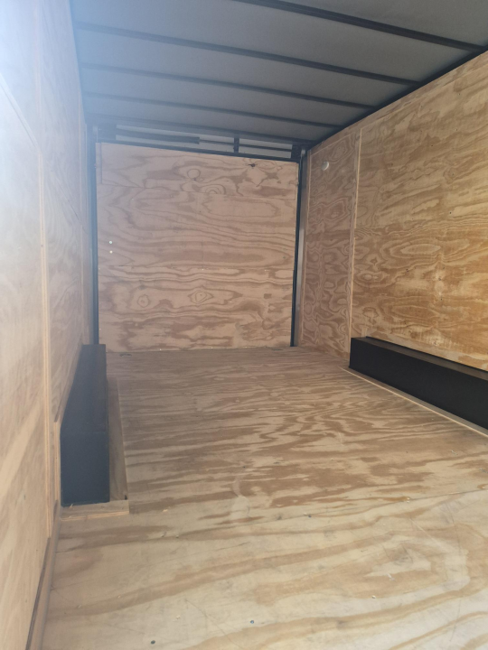 New 2026 8.5x20 Tandem Axle Enclosed Trailer | 12" Extra Height | Flat Front | White