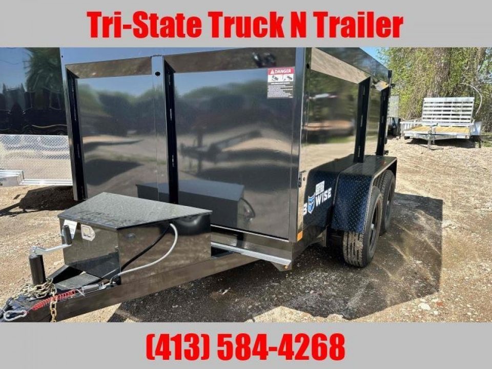 New 2027 BWISE 6x12 dump trailer 44" Highside