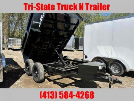 New 2027 BWISE 6x12 dump trailer 44" Highside