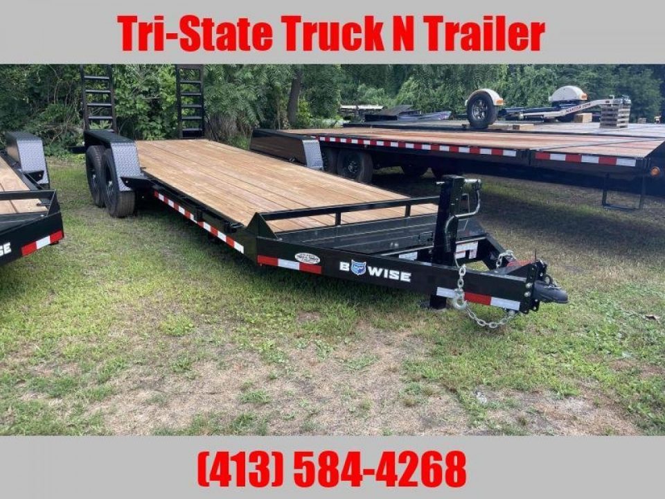 New 2027 BWISE 7x18 14K GVW HD Equipment Trailer