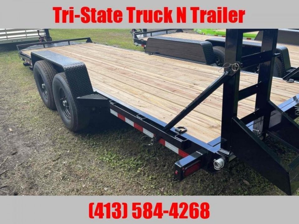 New 2027 BWISE 7x18 14K GVW HD Equipment Trailer