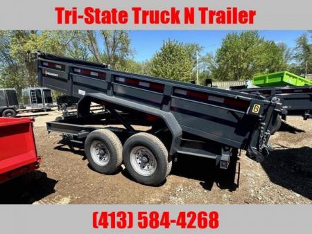 New 2026 Belmont 7x14 Dump trailer barn door and ramps