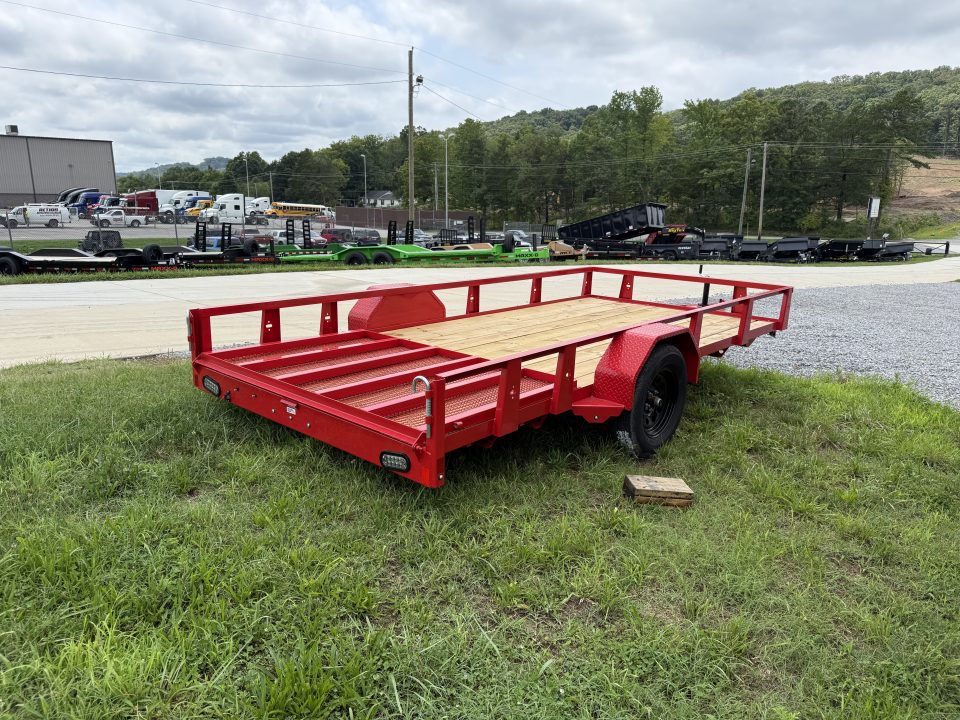 New 2026 Rice Trailers 7614 6.4X14 Utility Trailer