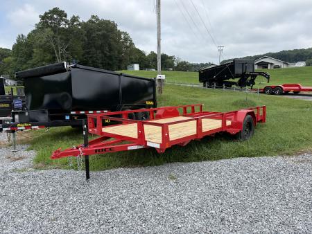 New 2026 Rice Trailers 7614 6.4X14 Utility Trailer