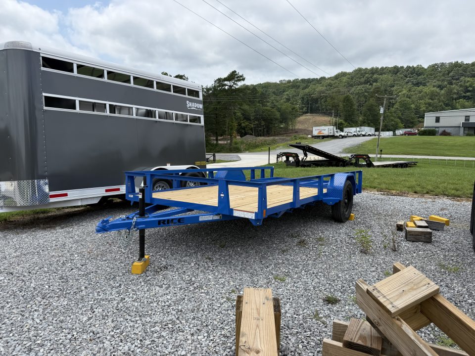 New 2026 Rice Trailers 7614 6.4X14 Utility Trailer