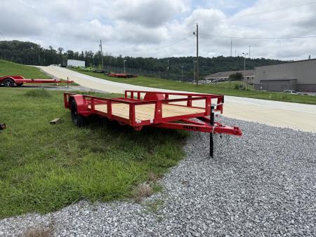 New 2026 Rice Trailers 7614 6.4X12 Utility Trailer