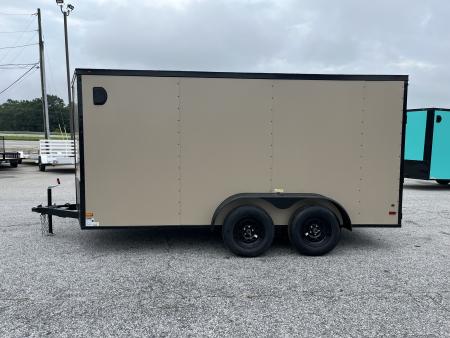 New 2027 7X14 TANDEM AXLE ENCLOSED TRAILER WITH BLACKOUT PACKAGE