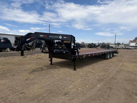 New 2027 Diamond T 8.5-30 Single Wheel Gooseneck Deckover Equipment Hauler 16K GVWR