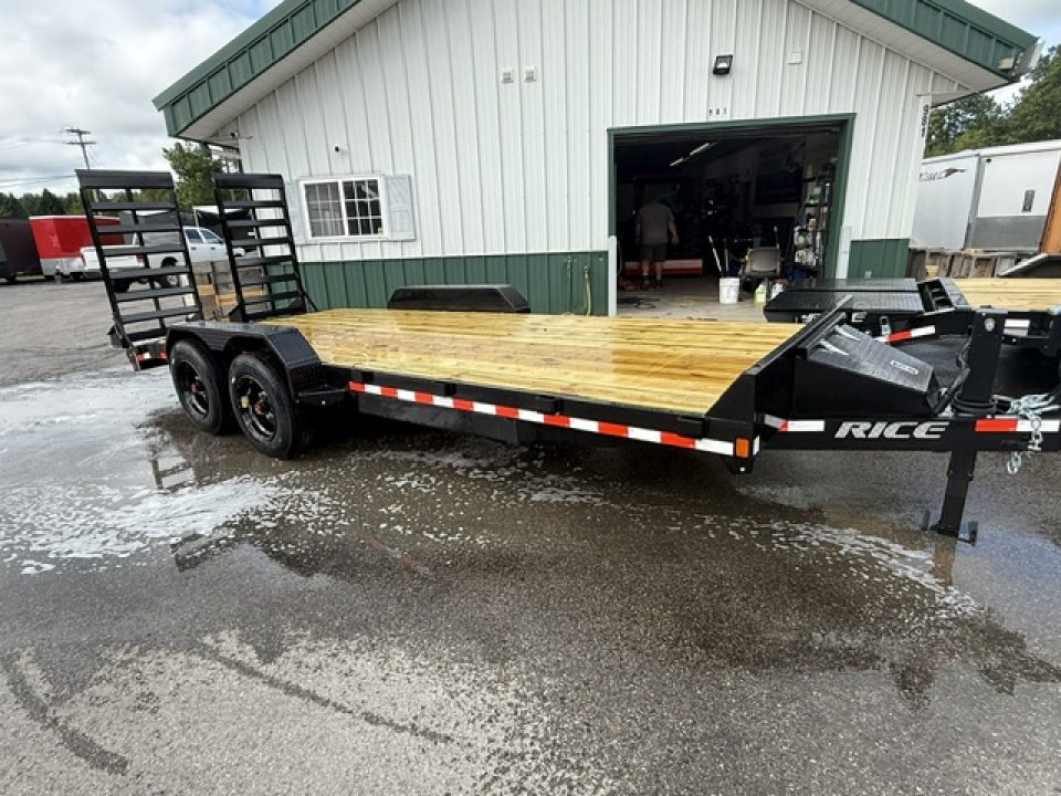 New 2026 Rice Trailers 7X20 WORK SERIES Equipment Trailer