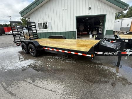 New 2026 Rice Trailers 7X20 WORK SERIES Equipment Trailer