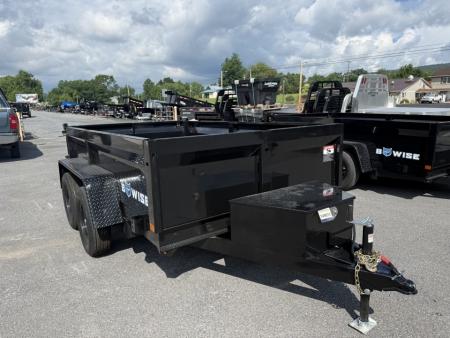 New 2027 BWISE 6x10 Low Profile Dump Trailer w/ Ramps - 7K GVWR