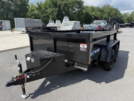 New 2027 BWISE 6x10 Low Profile Dump Trailer w/ Ramps - 7K GVWR