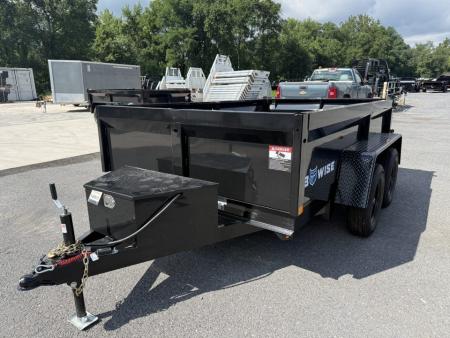 New 2027 BWISE 6x10 Low Profile Dump Trailer w/ Ramps - 7K GVWR