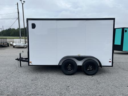 New 2027 7X12 TANDEM AXLE ENCLOSED TRAILER WITH BLACKOUT PACKAGE