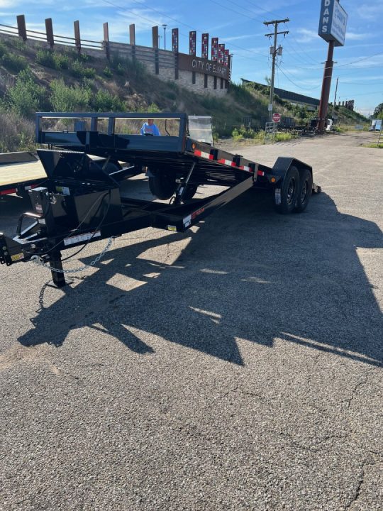 New 2027 Quality Steel and Aluminum 83"x20' - 10k GVW Tilt Equipment Trailer #272519 Tilt Trailer
