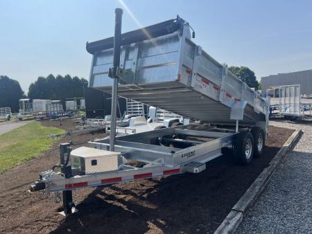 New 2027 Legend Trailers 7X16 14K Galvanized Dump Trailer