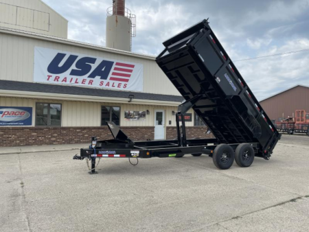 New 2027 Load Trail 83x16 Lo-Pro 14K w/3Ft sides & 7ga Floor Dump Trailer