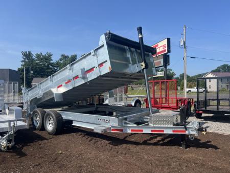 New 2027 Legend Trailers 7X16 14K Galvanized Dump Trailer