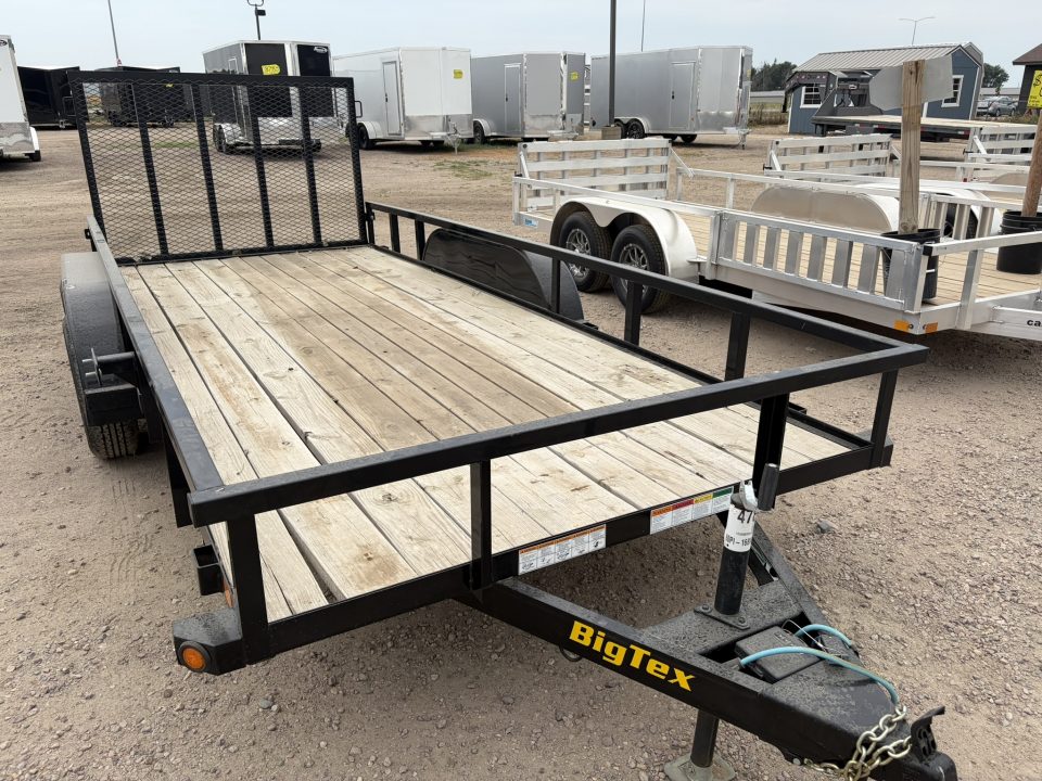 New 2022 Big Tex Trailers 78"x16' Utility Trailer