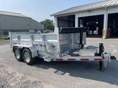 New 2027 Legend Trailers 7X12 14K Galvanized Dump Trailer