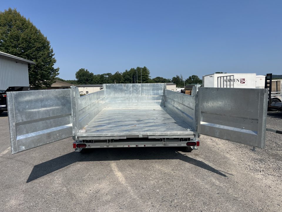 New 2027 Legend Trailers 7X12 14K Galvanized Dump Trailer