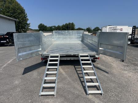 New 2027 Legend Trailers 7X12 14K Galvanized Dump Trailer
