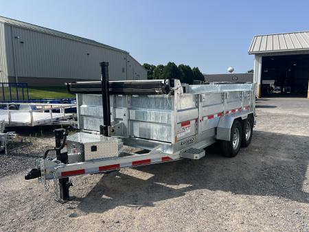 New 2027 Legend Trailers 7X14 14K Galvanized Dump Trailer