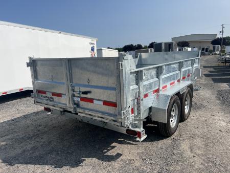 New 2027 Legend Trailers 7X14 14K Galvanized Dump Trailer