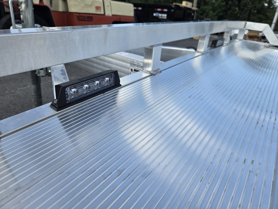 New ALUMA 8.5 x 18 Wide Body Drive-Over Fender Car Hauler UTV Hauler, 10k GVWR ***Pull-Out Ramps, Loading Lights