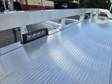 New ALUMA 8.5 x 18 Wide Body Drive-Over Fender Car Hauler UTV Hauler, 10k GVWR ***Pull-Out Ramps, Loading Lights