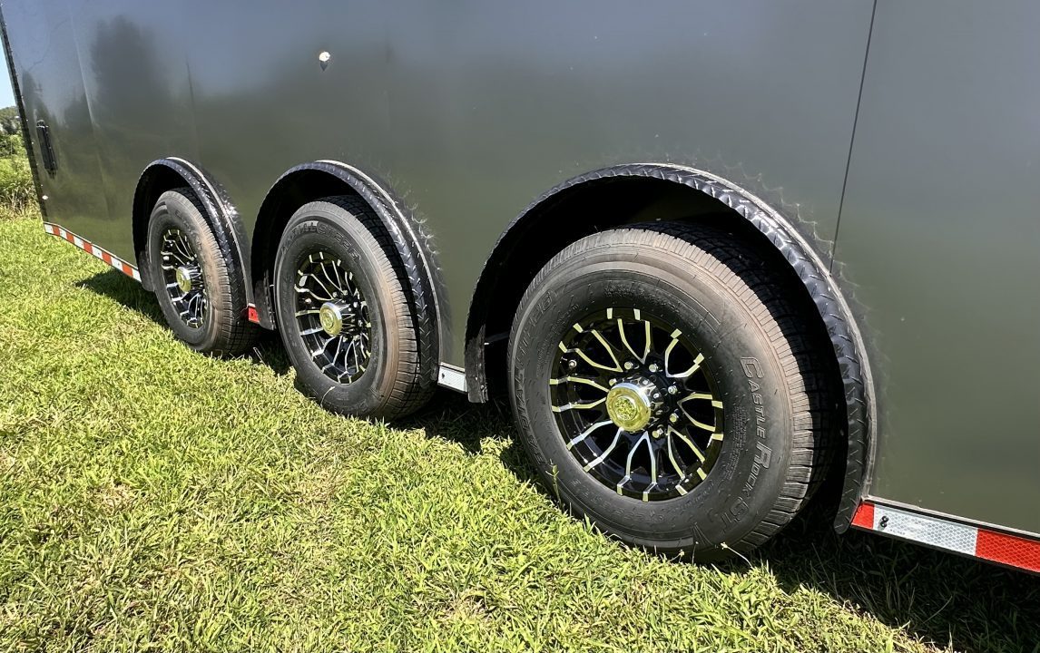 New 2026 Rock Solid Cargo 8.5x28 Race Trailer-Finished Interior- Interior-Triple 7000 TORSIONS -RECESSED E-TRACK-ESCAPE DOOR-HD RAMP