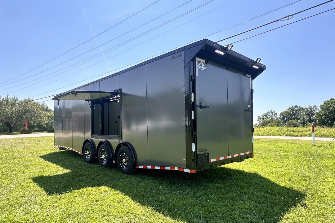 New 2026 Rock Solid Cargo 8.5x28 Race Trailer-Finished Interior- Interior-Triple 7000 TORSIONS -RECESSED E-TRACK-ESCAPE DOOR-HD RAMP
