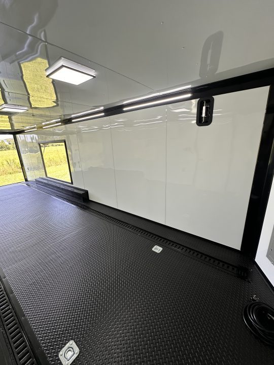 New 2026 Rock Solid Cargo 8.5x28 Race Trailer-Finished Interior- Interior-Triple 7000 TORSIONS -RECESSED E-TRACK-ESCAPE DOOR-HD RAMP