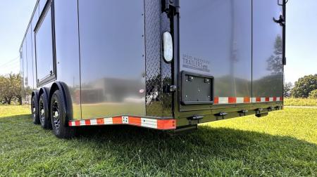 New 2026 Rock Solid Cargo 8.5x28 Race Trailer-Finished Interior- Interior-Triple 7000 TORSIONS -RECESSED E-TRACK-ESCAPE DOOR-HD RAMP