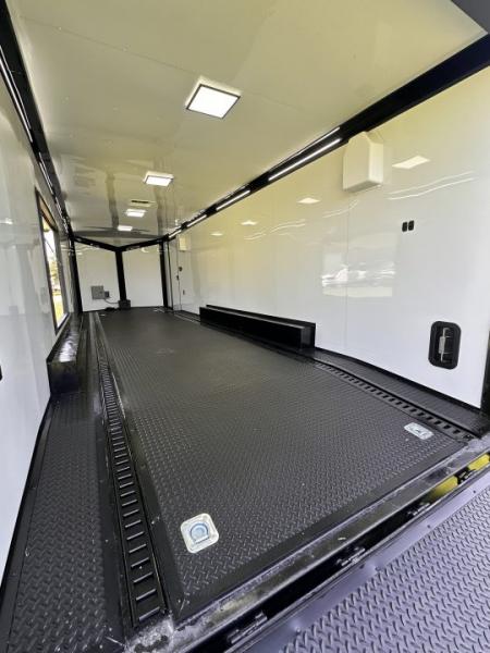 New 2026 Rock Solid Cargo 8.5x28 Race Trailer-Finished Interior- Interior-Triple 7000 TORSIONS -RECESSED E-TRACK-ESCAPE DOOR-HD RAMP