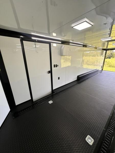 New 2026 Rock Solid Cargo 8.5x28 Race Trailer-Finished Interior- Interior-Triple 7000 TORSIONS -RECESSED E-TRACK-ESCAPE DOOR-HD RAMP