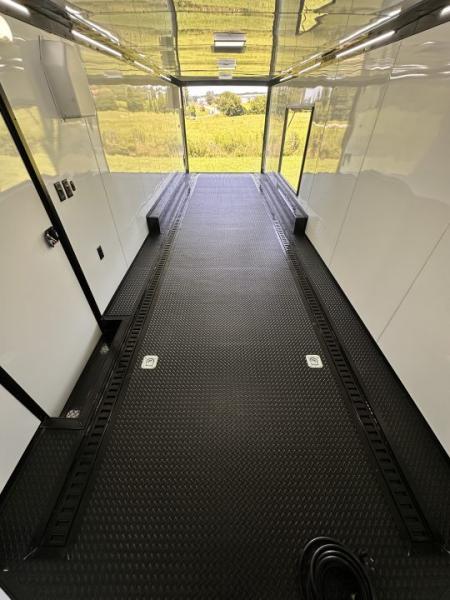 New 2026 Rock Solid Cargo 8.5x28 Race Trailer-Finished Interior- Interior-Triple 7000 TORSIONS -RECESSED E-TRACK-ESCAPE DOOR-HD RAMP